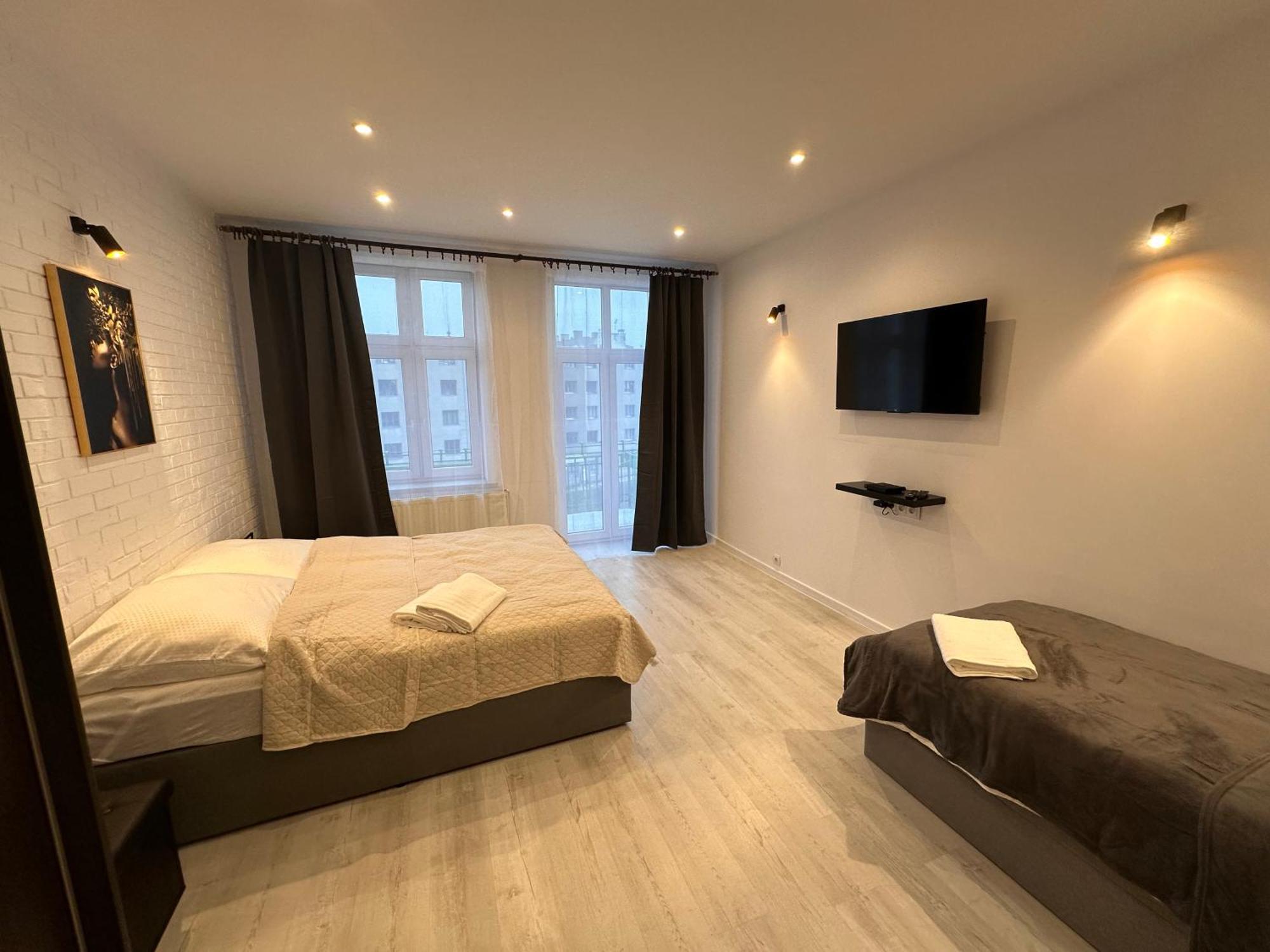 Apartamenty Ktw Central Station Katowice Exteriör bild
